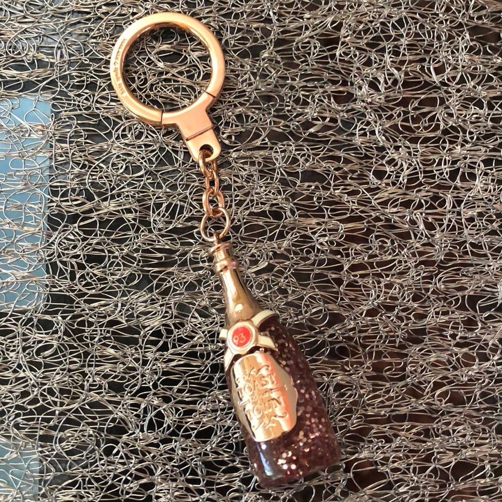Kate Spade Toast of the Town keychain